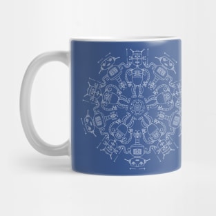 Blue print Mug